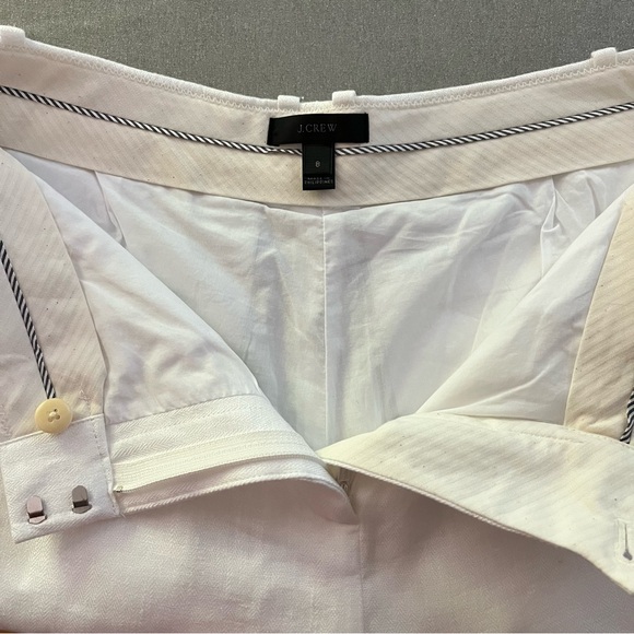 J.Crew•Wide Leg Linen/Cotton CropTrousers•sz 8 - Picture 6 of 11